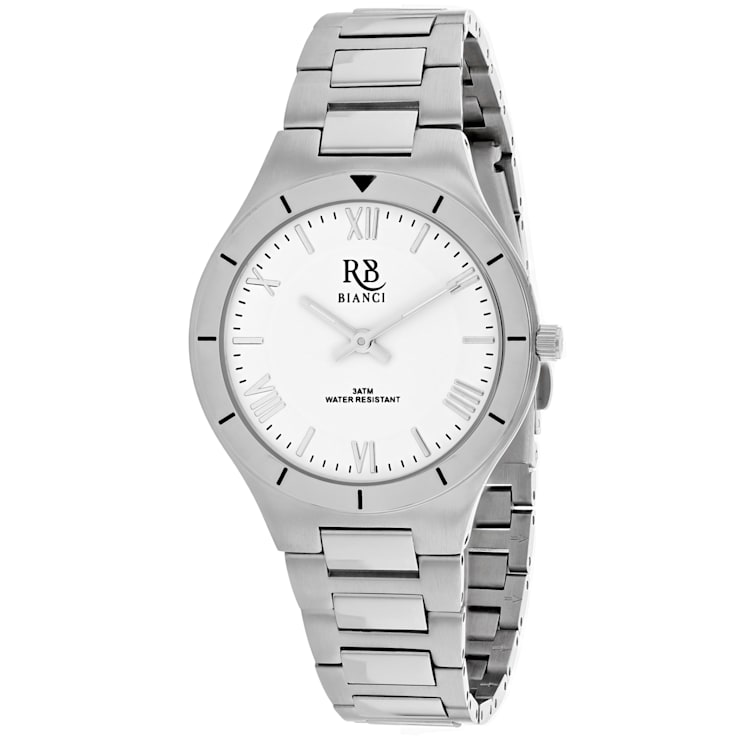 Roberto Bianci Women's Eterno White Dial, Stainless Steel Watch