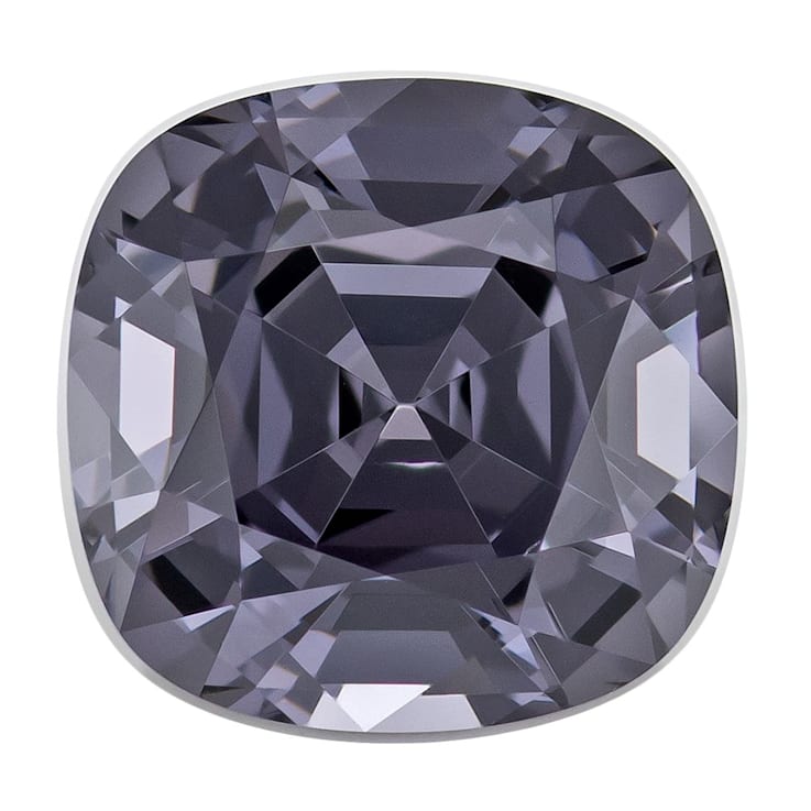 Gray Spinel 7.9x7.6mm Cushion 2.40ct