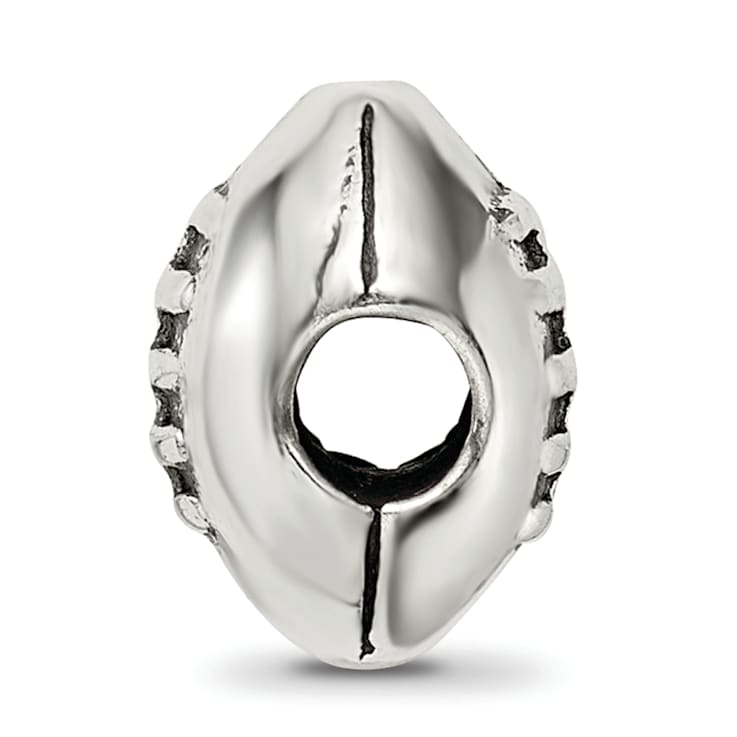 Sterling Silver Football Bead