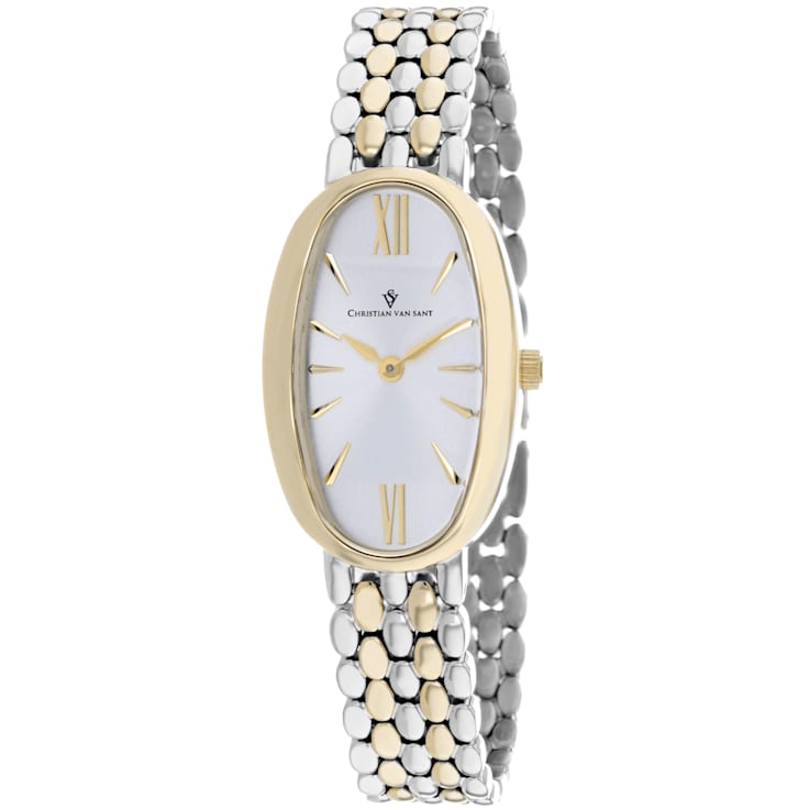 Lucia Two-Tone Stainless Steel Bracelet Watch
