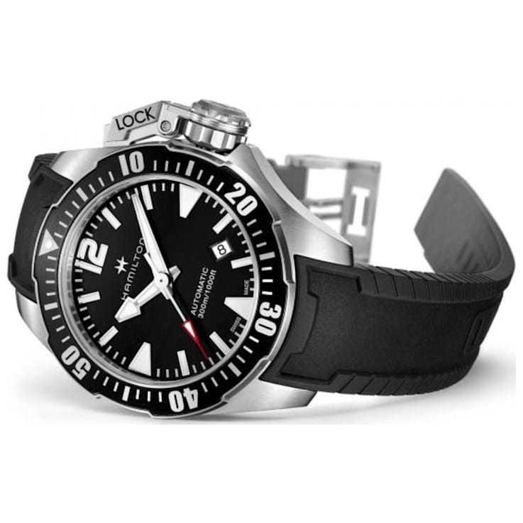 Hamilton Men s Khaki Navy Frogman 42mm Automatic Watch 1152WA