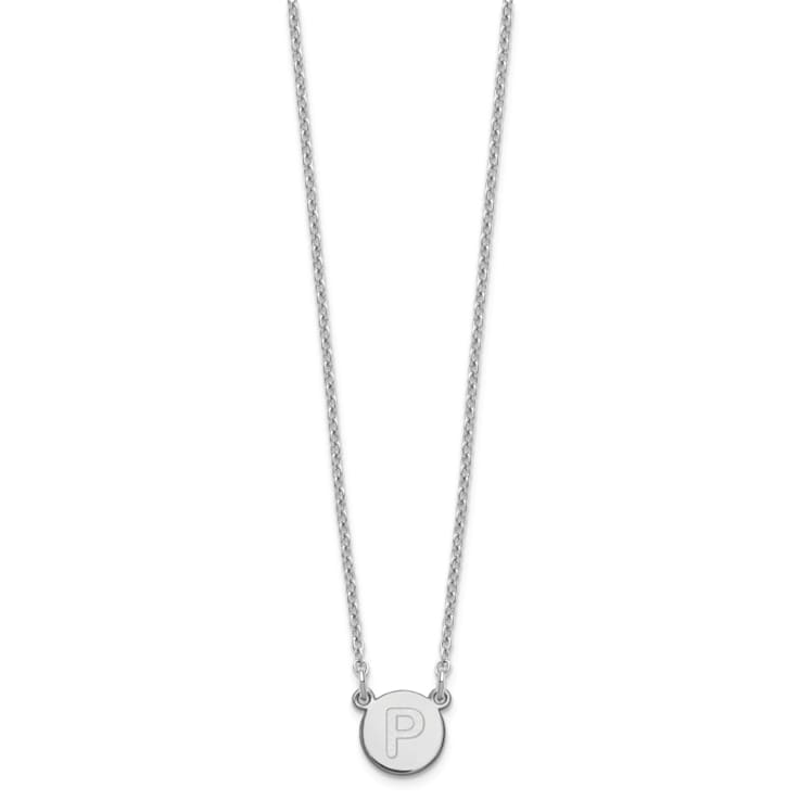 Initial Letter P Necklace Gold & Diamond Pendant For Women – Shiree Odiz