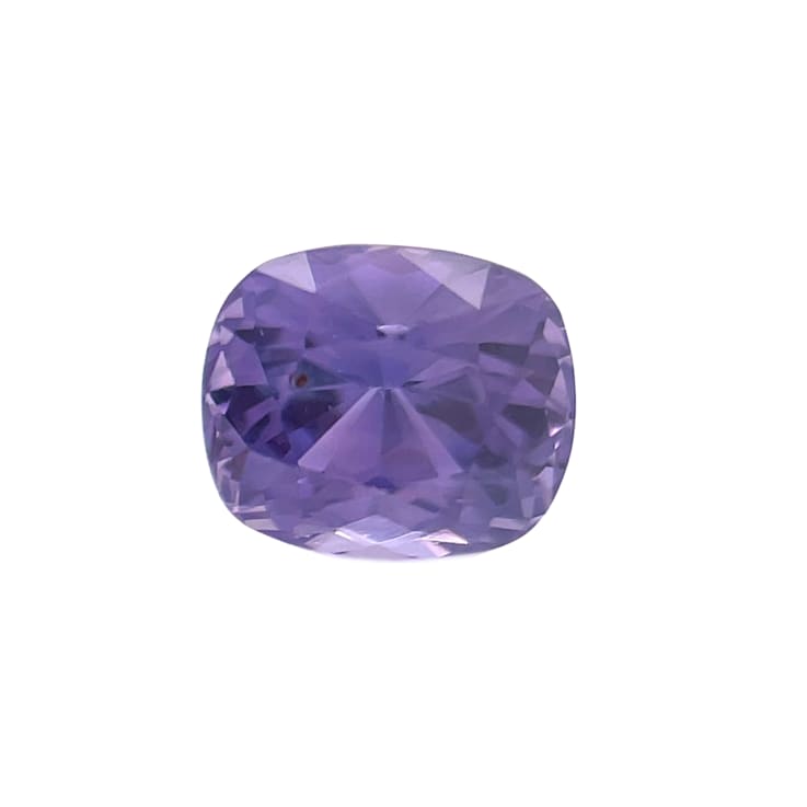 Purple Sapphire Loose Gemstone Unheated 7x6mm Cushion 1.64ct