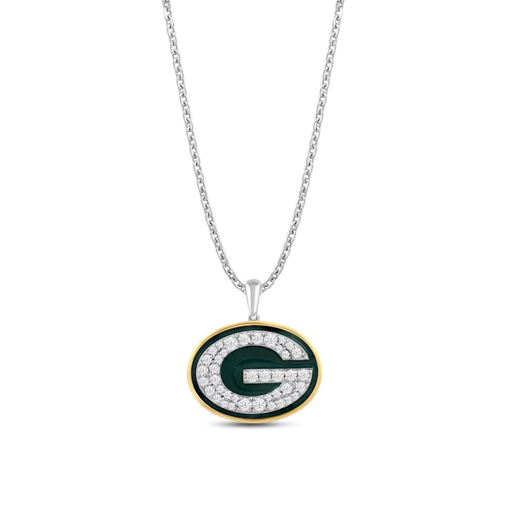 True Fans Green Bay Packers Pendant With 18" Chain