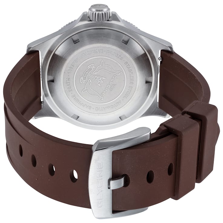 Glycine combat 2025 sub rubber strap