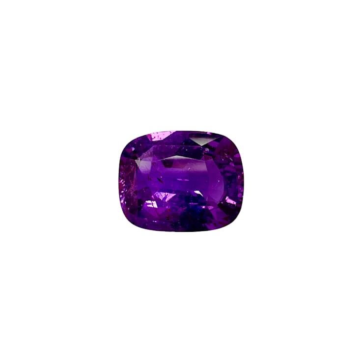 Purple Sapphire Loose Gemstone Unheated 13.3x10.8mm Cushion 7.91ct
