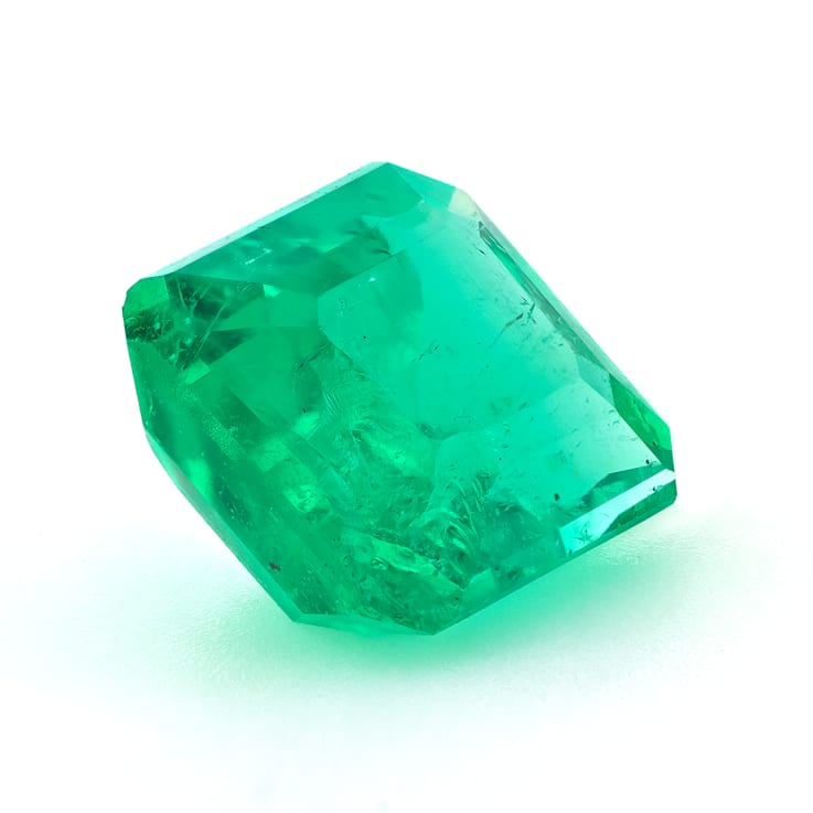 Zambian Emerald 5.6x4.6mm Emerald Cut 0.58ct