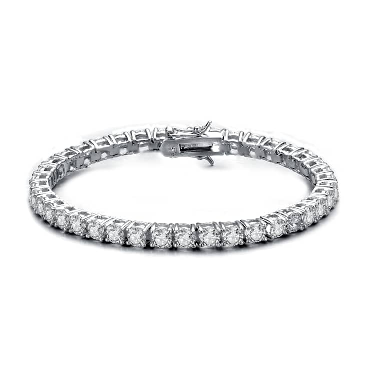 CZ Tennis Bracelet In Sterling Silver
