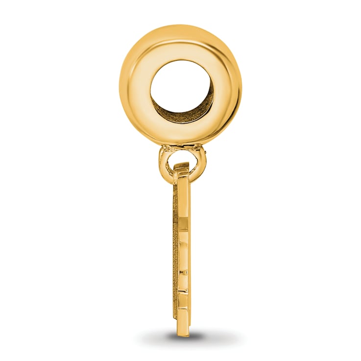 14K Yellow Gold Over Sterling Silver LogoArt Montana State University
Small Dangle Bead