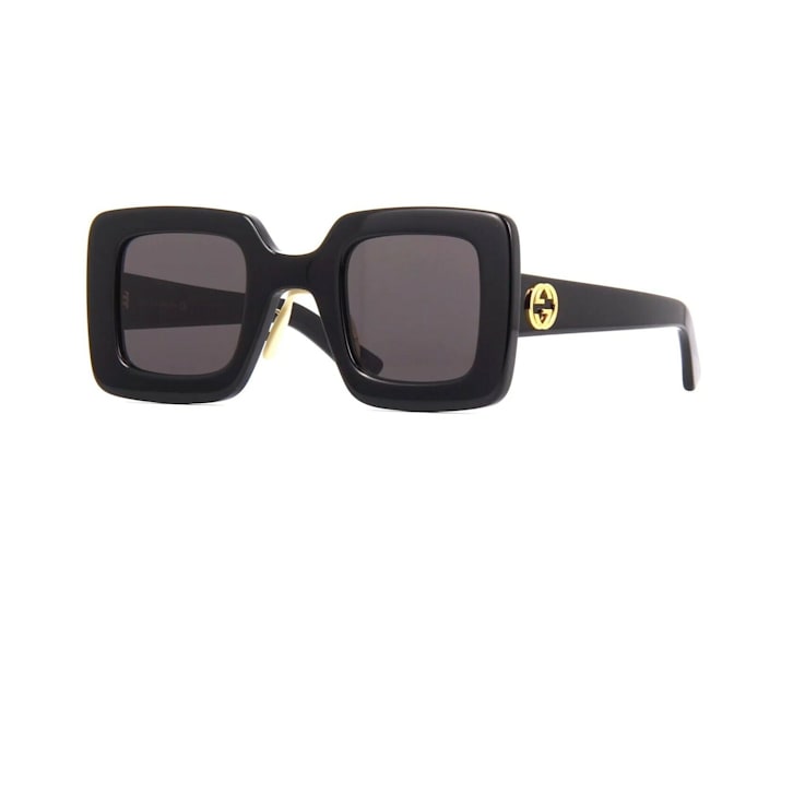 Gucci Bold Black 46 mm Women's Sunglasses GG0780S-005 46