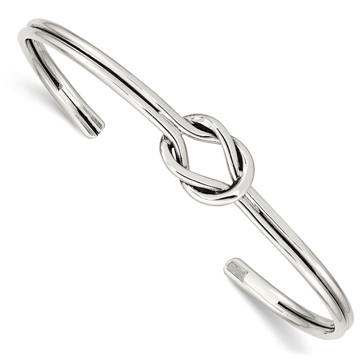 Sterling Silver Knot Cuff Bracelet