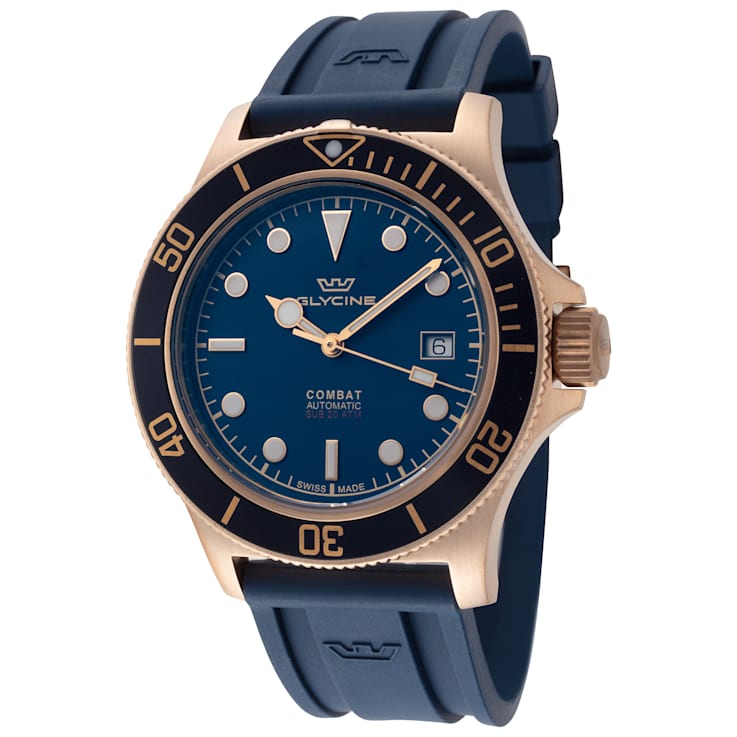 Glycine combat sub bronze automatic watch clearance