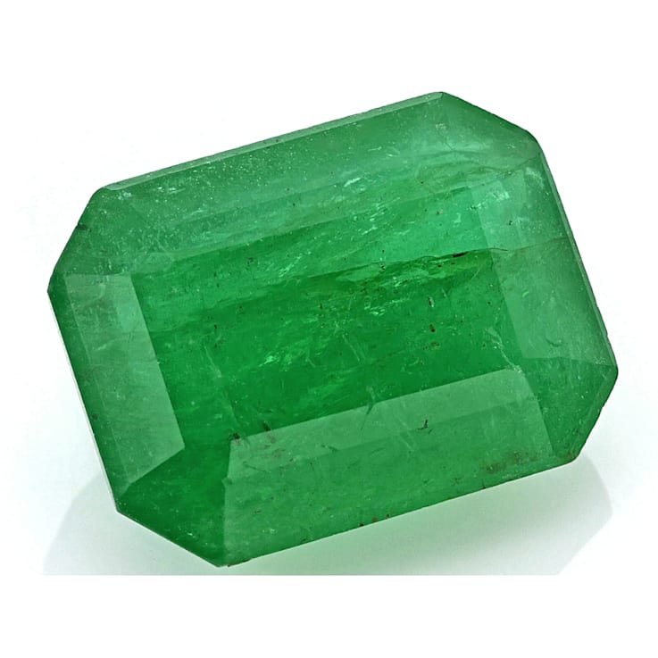 Brazilian Emerald 10.5x8mm Emerald Cut 3.32ct