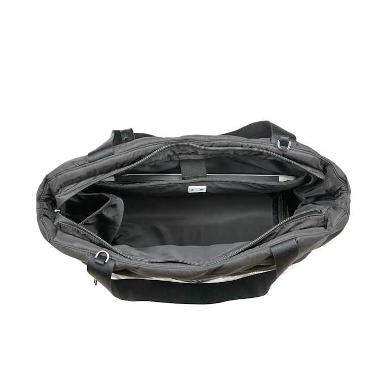 GO Dash Dot Go 2 Tote Handbag in Silver and Black