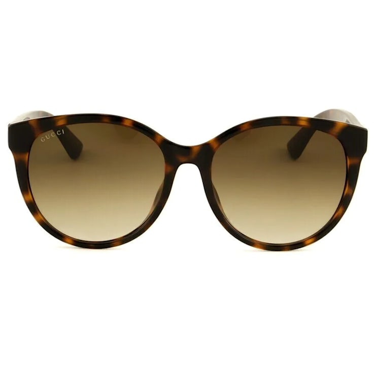 Gucci Brown Tortoise Frame / Brown Gradient Lens Sunglasses
