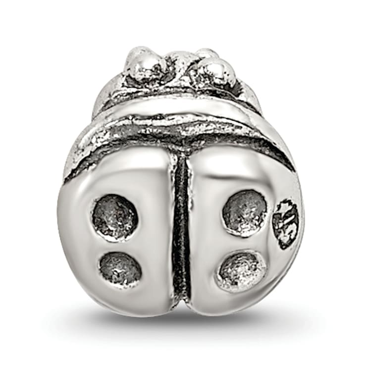 Sterling Silver Ladybug Bead