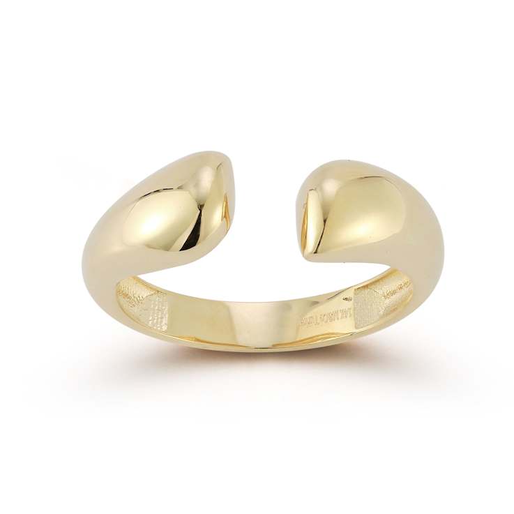 Bellissima Gold 14K Yellow Gold Bold Cuff Ring