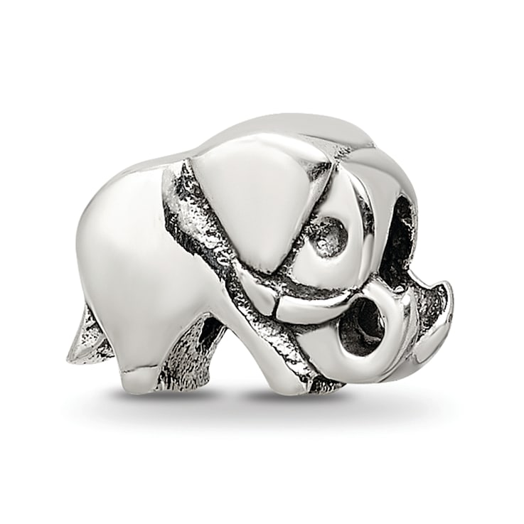 Sterling Silver Elephant Bead
