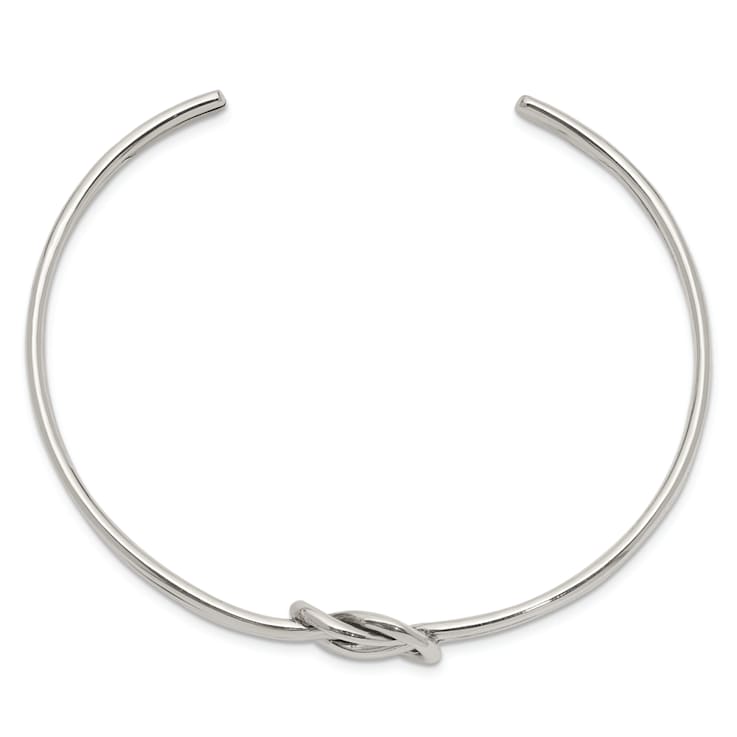 Sterling Silver Knot Cuff Bracelet