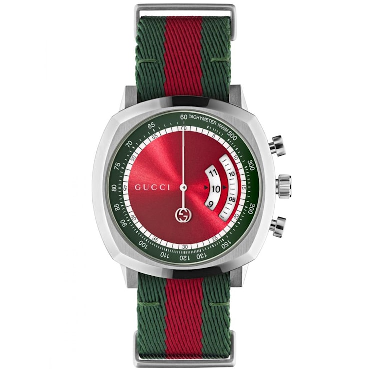 Gucci fabric strap watch shop
