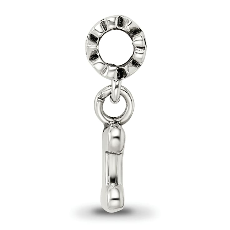 Sterling Silver Dog Bone Dangle Bead