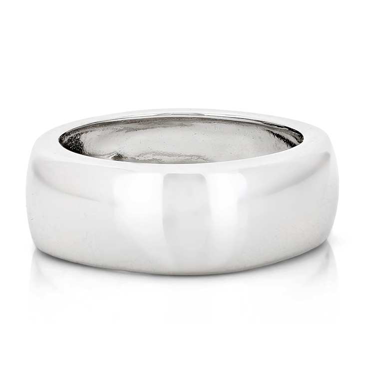Polished Band Ring In Sterling Silver