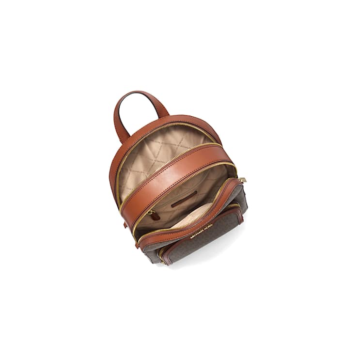 Michael Kors Jaycee Medium Backpack in Brown Logo