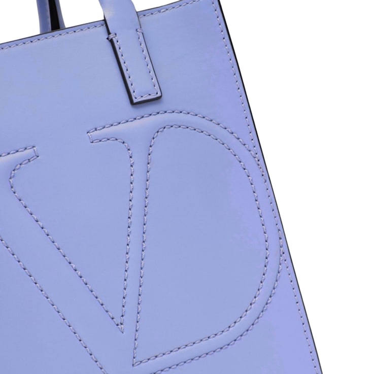 Valentino Garavani VLogo Walk Mini Crossbody Tote Bag Blue