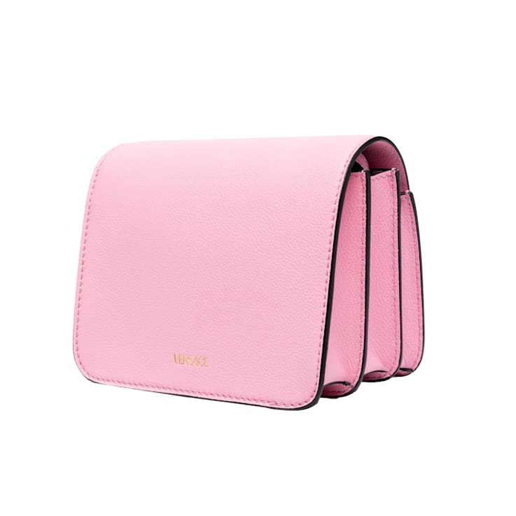 Versace pebbled leather crossbody cheap
