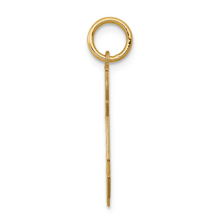 14K Yellow Gold Satin Boy Joy Charm