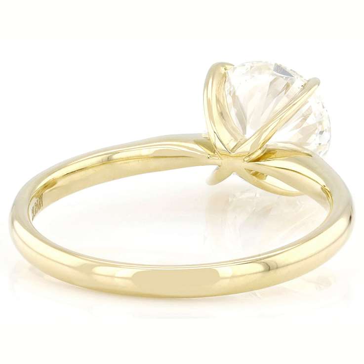 Lab-Grown Diamond Solitaire Ring In 14K Gold 2.00ct
