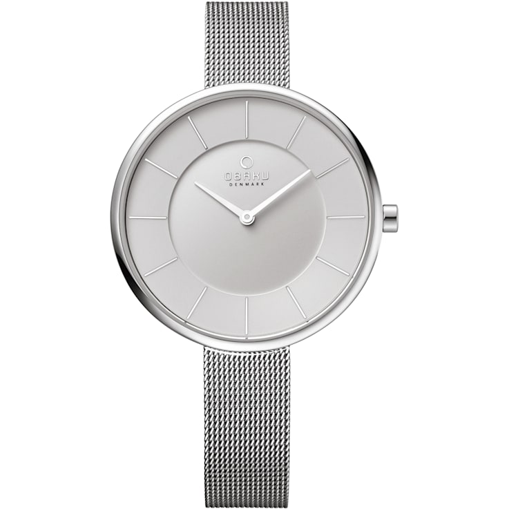 Obaku Women's Sand Stainless Steel Mesh Band Watch