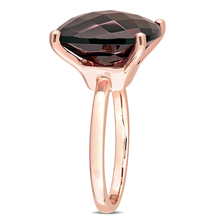 Garnet 14K Rose Gold Ring 15.00ctw