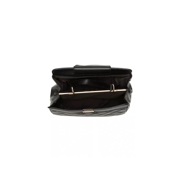 Badgley Mischka Sm Compartment Shoulder Bag w/ Detachable Strap in Black.