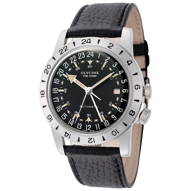 The Glycine Airman Base 22 Watch Has a Cool 24-Hour Display | Airman,  Watches, Automatic movement