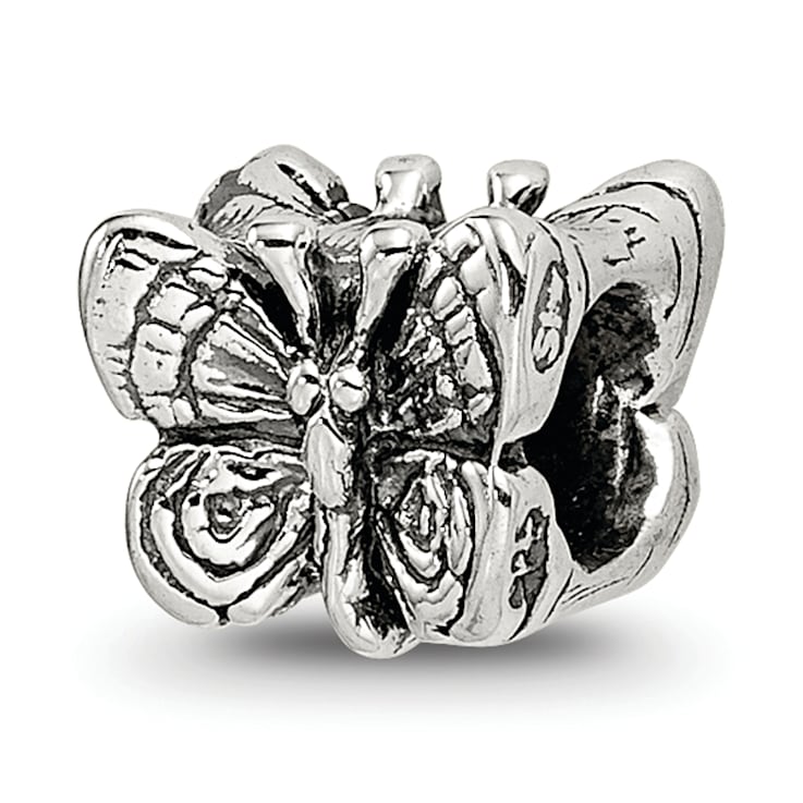 Sterling Silver Butterfly Bead
