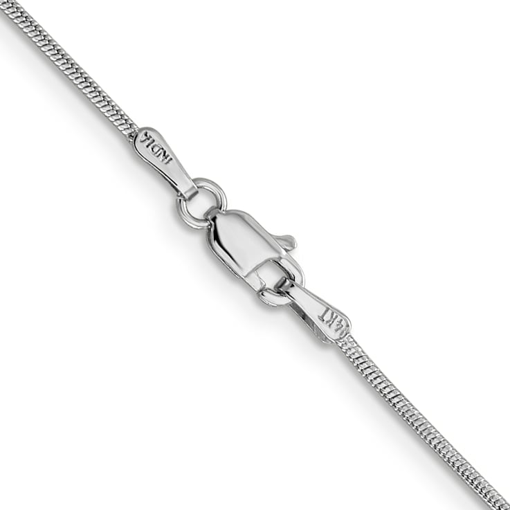 White gold snake outlet chain 18 inches
