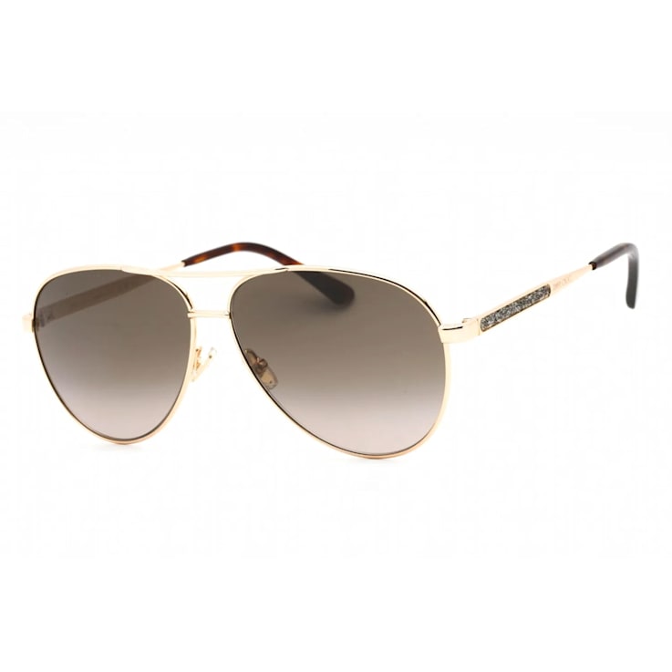 Jimmy Choo Havana / Brown Gradient Aviator Sunglasses