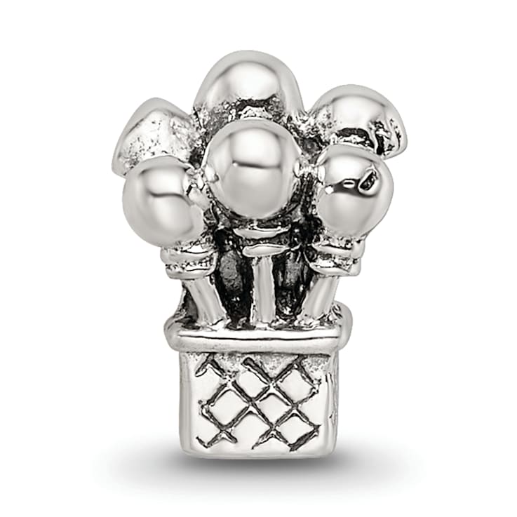 Sterling Silver Balloons Bead