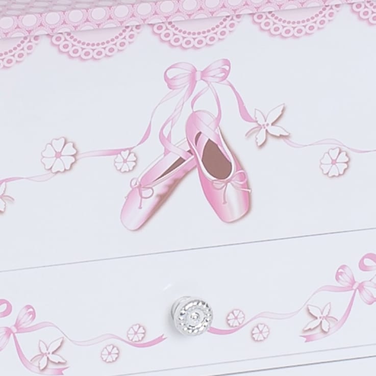 Mele and Co Angel Girls Ballerina Music Jewelry Box