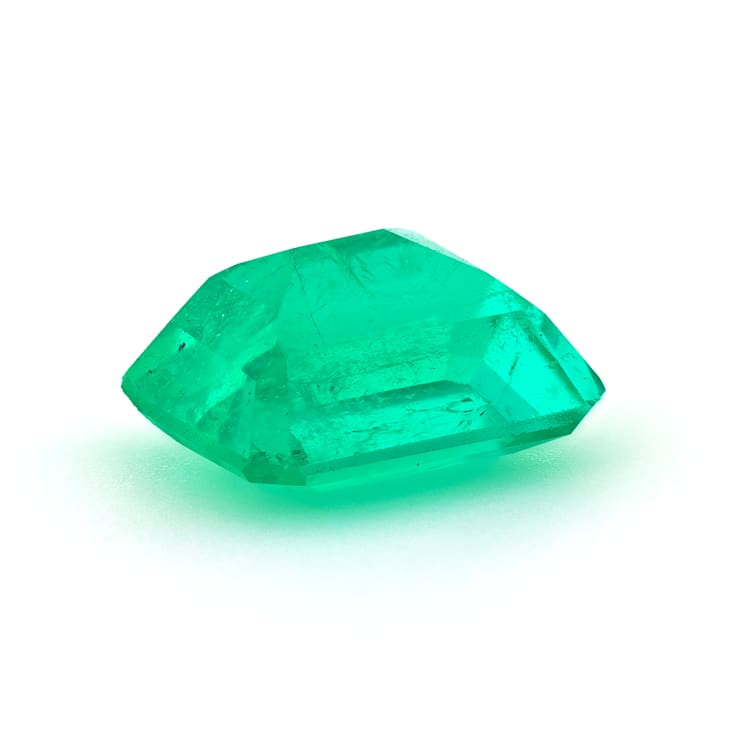 Zambian Emerald 5.6x4.6mm Emerald Cut 0.58ct