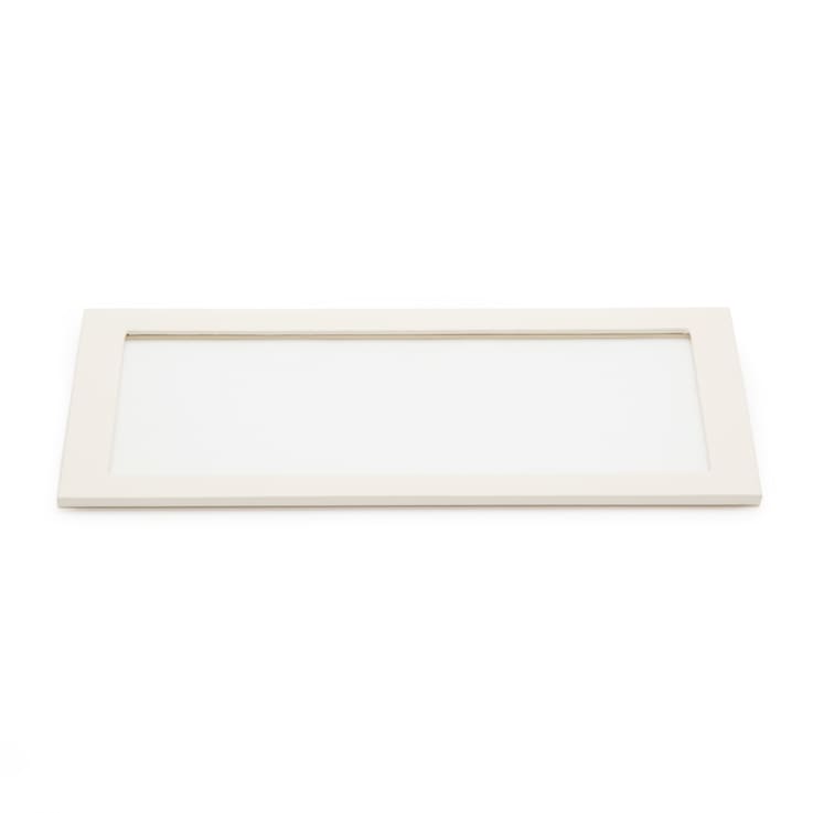 Vault Tray Ivory Glass Lid