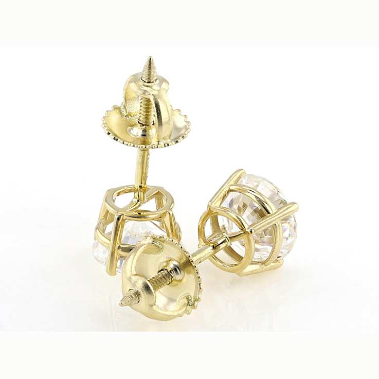 Lab-Grown Diamond Stud Earrings In 10K Gold 2.00ctw