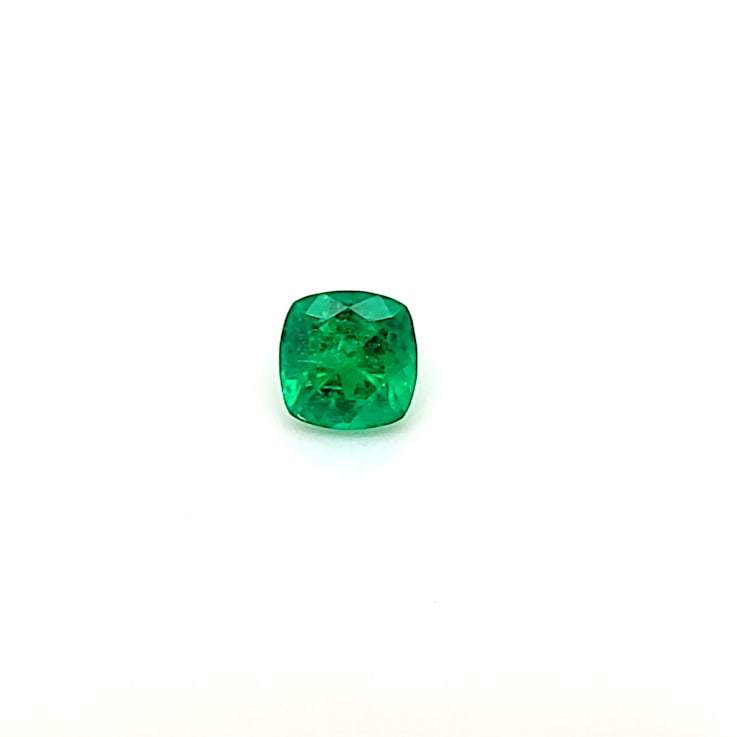 Afghan Emerald 7.6mm Cushion 2.03ct