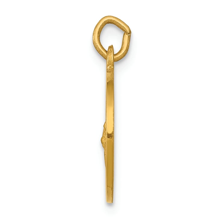 14K Yellow Gold Saint Gerard Medal Charm