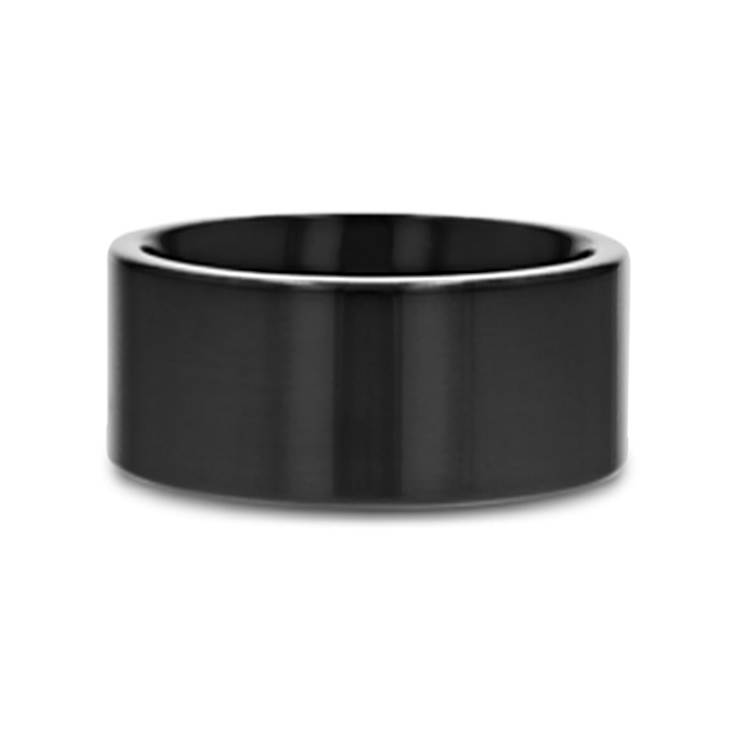 MORPHEUS Flat Black Tungsten Ring 12mm