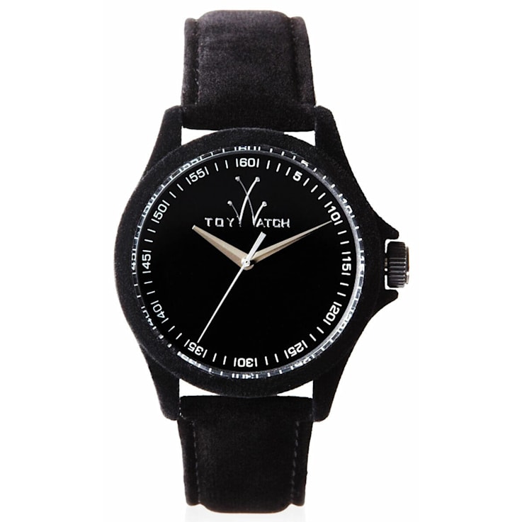 Toy Watch Women's Sartorial Black Dial, Black Leather Strap Watch