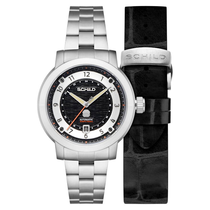 Schild Heinrich Swiss Automatic Black Dial White Stainless Steel Band
Limited Edition Watch