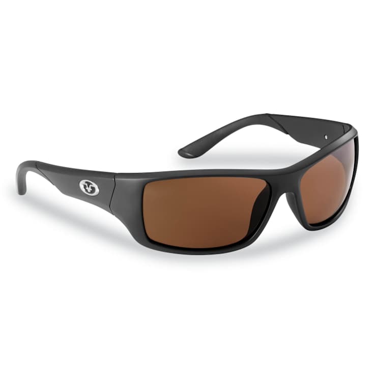 Flying Fisherman Triton Polarized Sunglasses Matte Black
Frame/Vermillion Lens