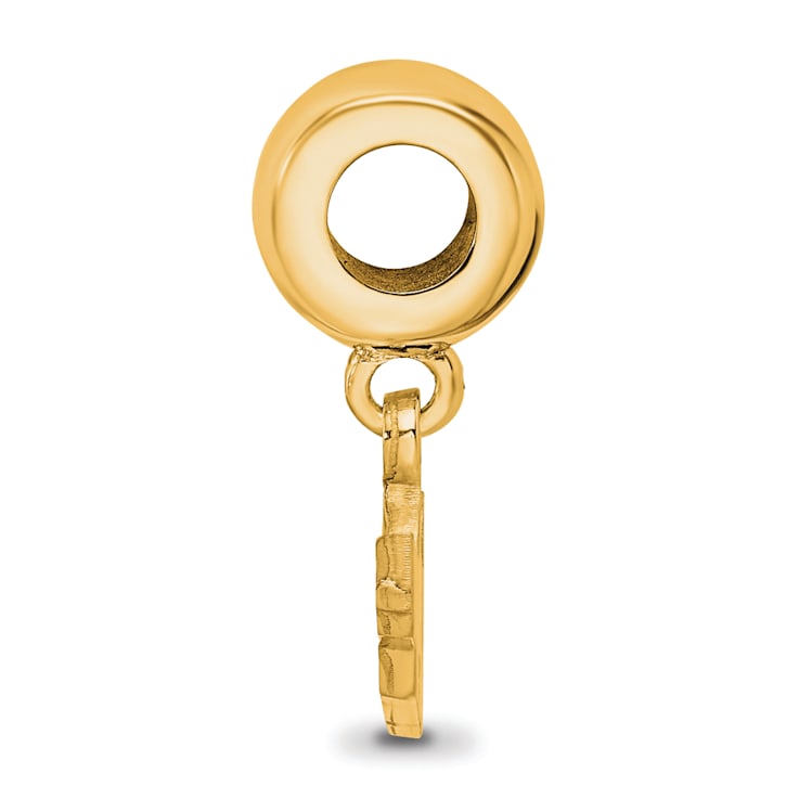 14K Yellow Gold Over Sterling Silver LogoArt University of South Florida
Small Dangle Bead